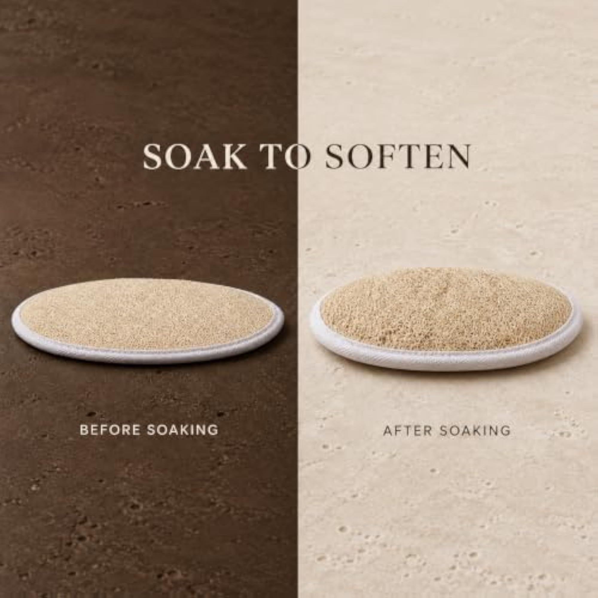 Natural Loofah Exfoliating Body Scrubber Pad With Hand Strap